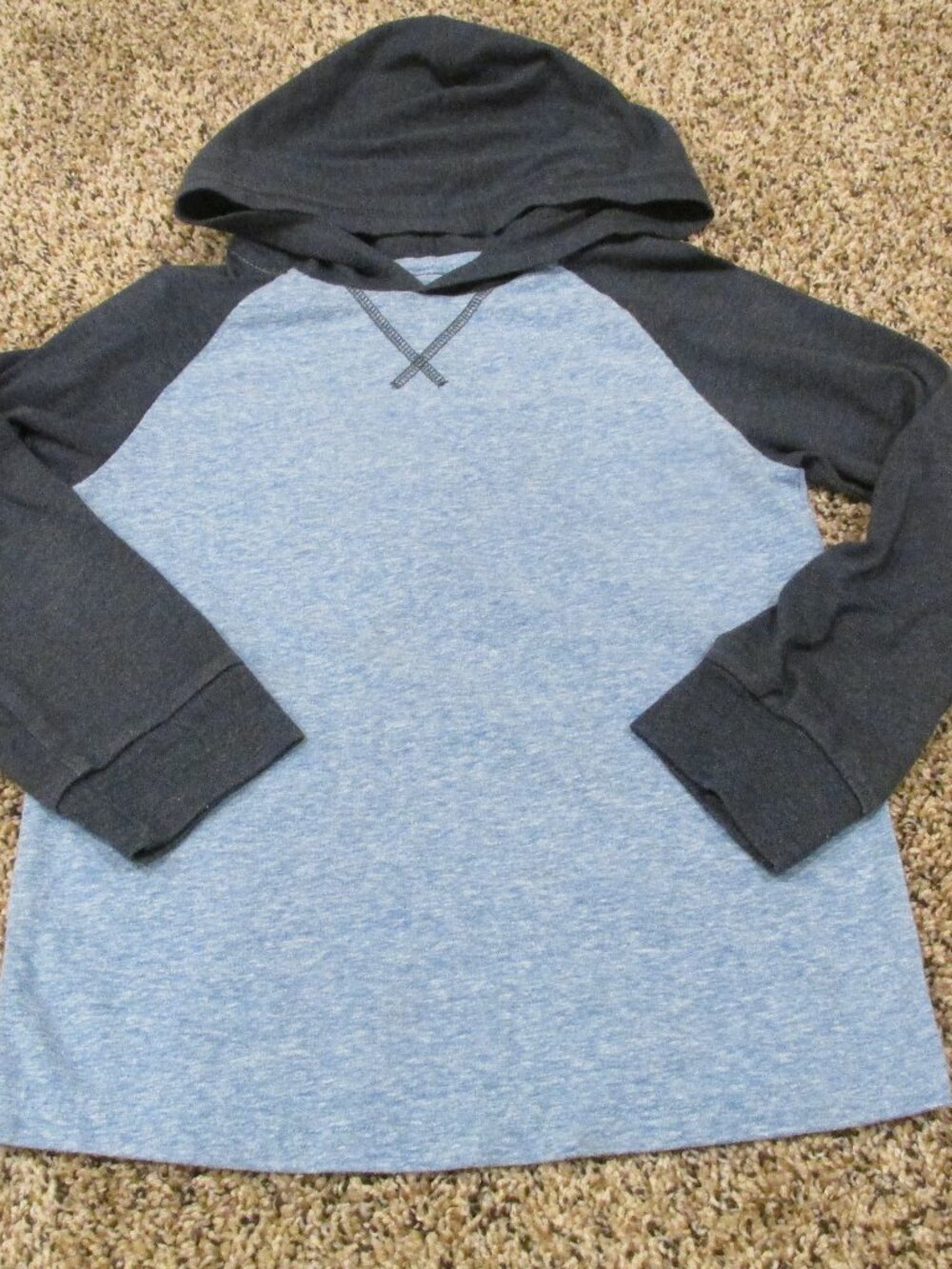 Garanimals Pullover Hooded T Shirt Toddler‎ Boys 5T Navy Blue Long Sleeve Hoodie